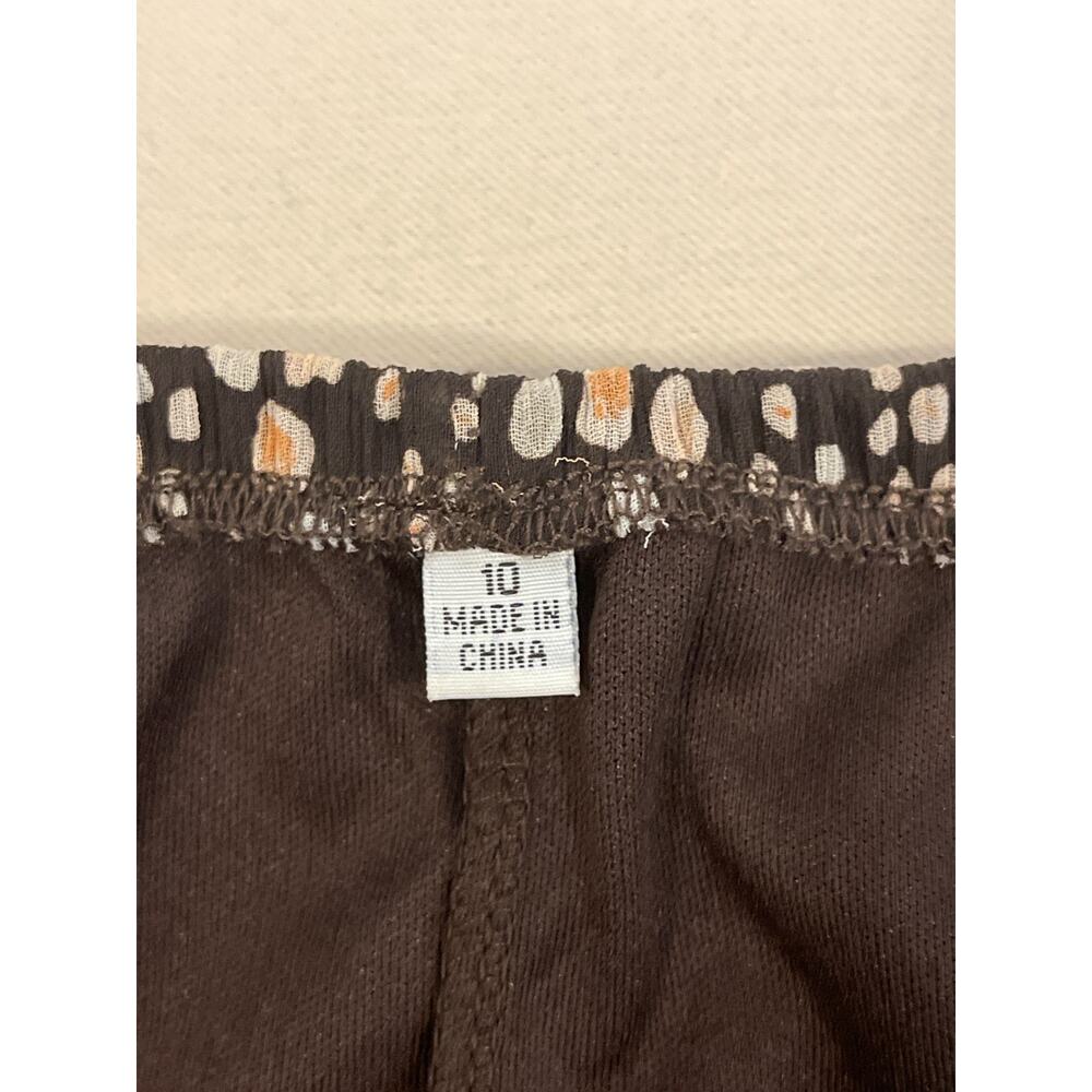 Women's Skirt Size 10 Black Bubble Print Boho Chic Romantic Grandmacore Academic - Picture 3 of 5